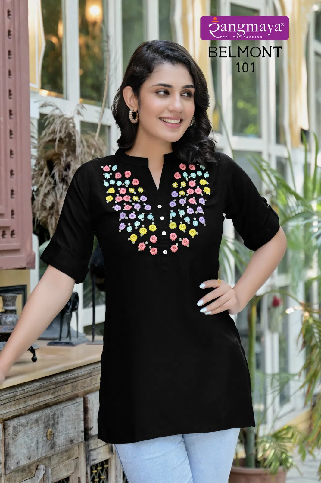 Belmont By Rangmaya Fancy Tunic Ladies Top Wholesale Shop In Surat